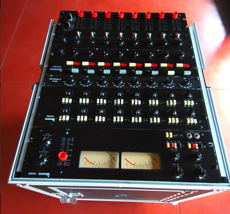 Vintage 1969 Langevin AM-3 8X2 Recording Console Sidecar