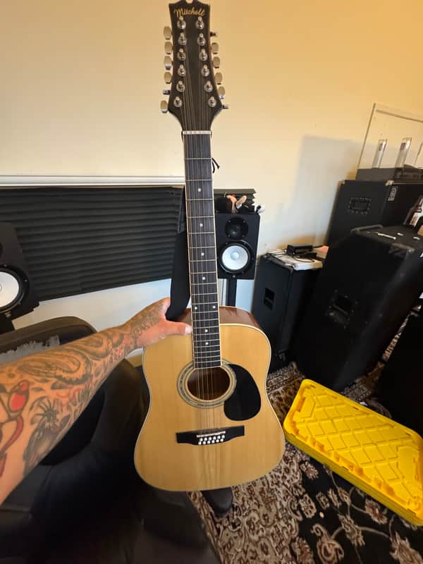 Mitchell D120SCE Dreadnought with Electronics