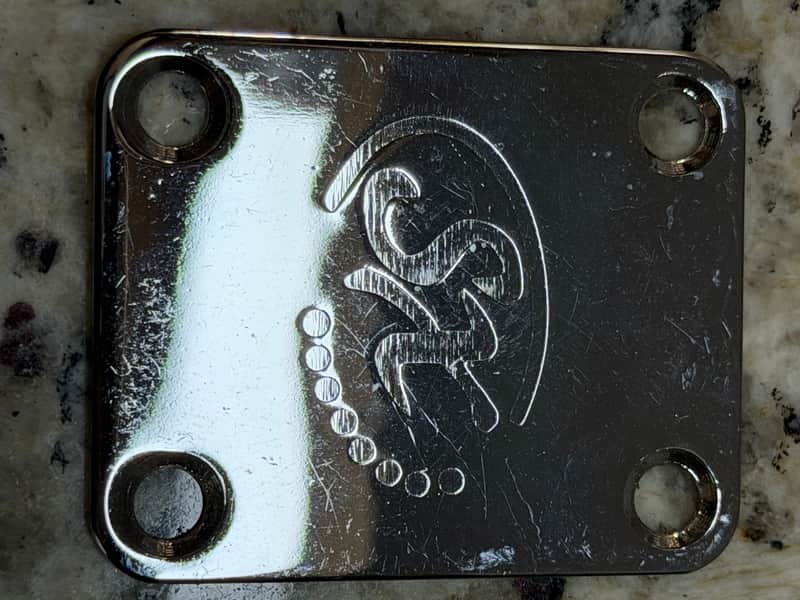 SX Neck Plate - Chrome image 1