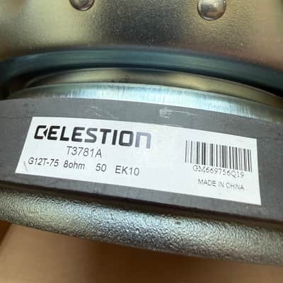 Celestion T3781 Classic Series G12T 75-Watt 12" 8-Ohm Replacement Speaker 2010s - Silver image 2
