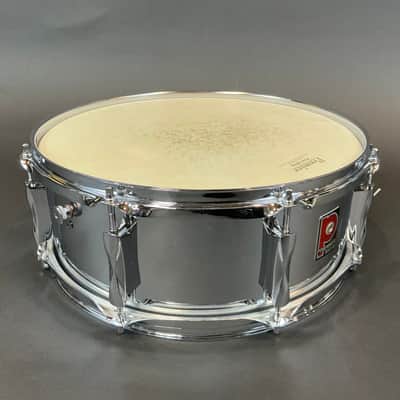 1970s Premier Chrome over Steel 8 Lug Snare Drum 5x14 image 9