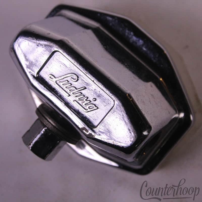 Ludwig Vistalite Floor Tom Leg/L-Arm/Bass Drum Spur Mount Hex-Nut Vintage 70s US image 1