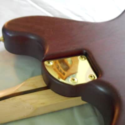 Custom Hand-Built  Purpleheart and Flame Maple "Sollow-Body" Guitar image 6
