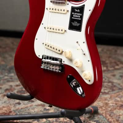 Fender Player II Stratocaster Electric Guitar - Transparent Cherry Burst image 4