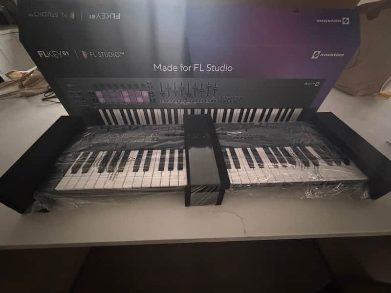 Novation FLkey 61 MIDI Keyboard Controller 2023 - Present - Black image 1