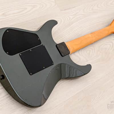 1997 Charvel Dinky HH DK24 Ikebe Limited Edition Gunmetal Gray w/ Floyd Rose, Japan image 14