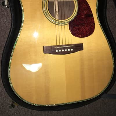 Cort earth 1200 tree of life acoustic guitar with hardshell case