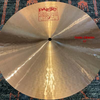 Paiste 17" 2002 Series Thin Crash Cymbal image 1