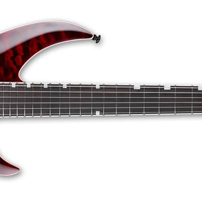 ESP LTD H3-1000 QM See Thru Black Cherry image 2