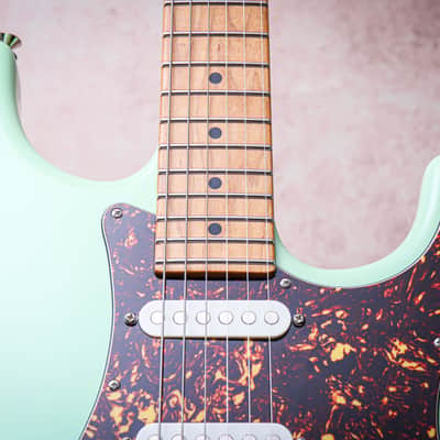 TOM ANDERSON USA Guitar Works Icon Classic "Surf Green + Maple" (2022) image 6