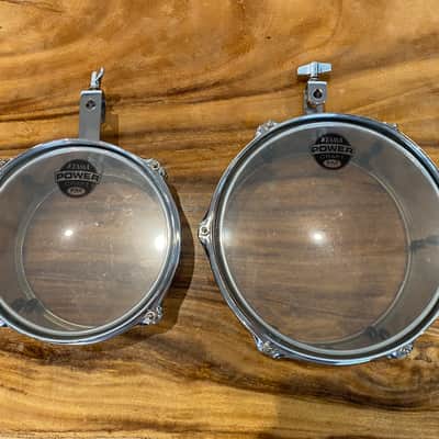 Tama MT810ST Steel Mini Timbales - (LP) Timbalitos 8" and 10" 2pc Set image 5