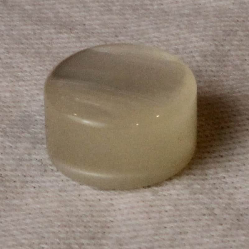 Diatonic Button Accordion Part - White Pearl Treble Button 14.2mm x 8mm image 1