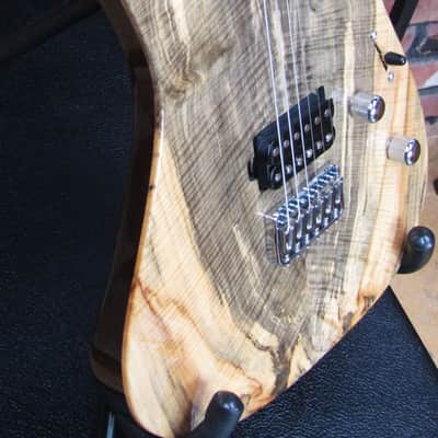 Lipe Guitars Virtuoso 2017 Natural Flame Buckeye Burl image 5