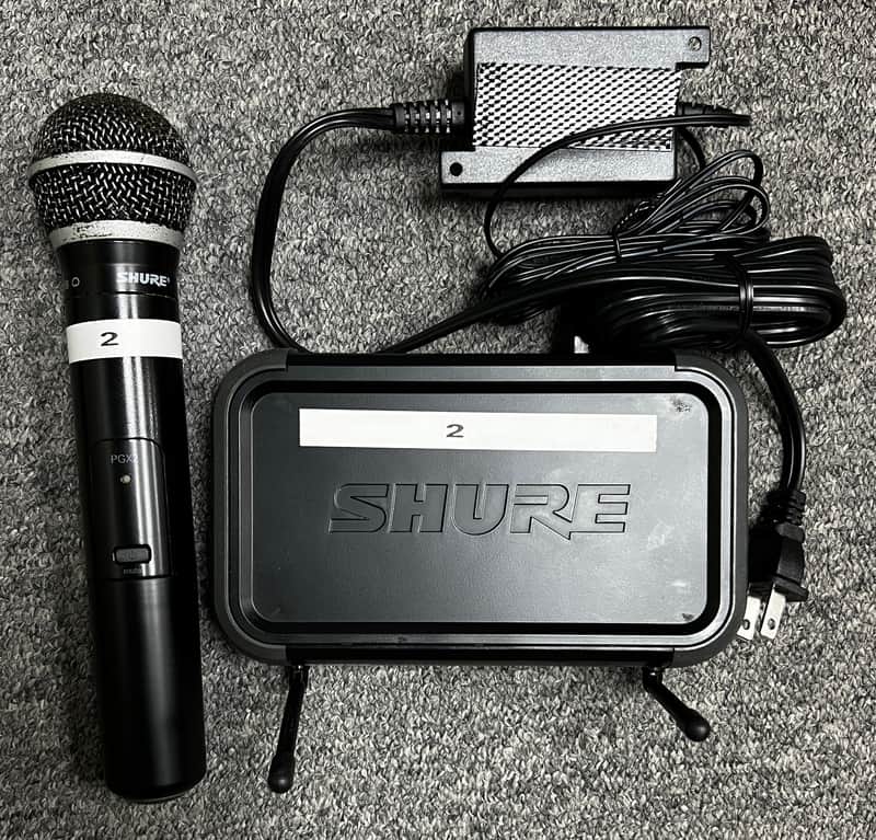 Shure PGX4 with PG58 644-622 MHz Wireless Microphone System image 1