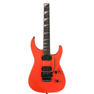 Jackson American Series Soloist SL2MG 6-String Right-Handed Electric Guitar with Rolled Ebony Fingerboard and Maple Neck (Satin Lambo Orange) image 5