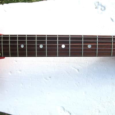 Valco Tosca Guitar, 1960's, Red Finish, Kluson Tuners, Kay Case image 11