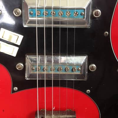1960's Kay Truetone with Gibson made P-35/Kelvinator Pickups image 6
