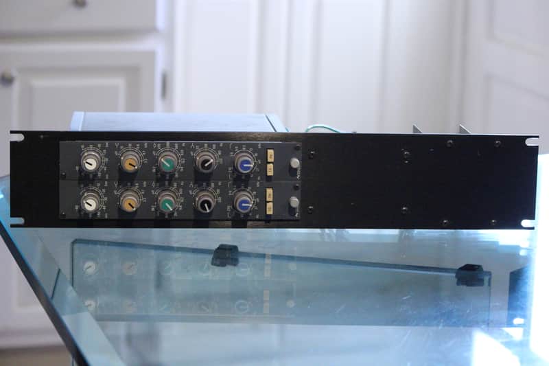 Neve 33122a microphone preamp pair with Marinair T1801 output transformers image 1