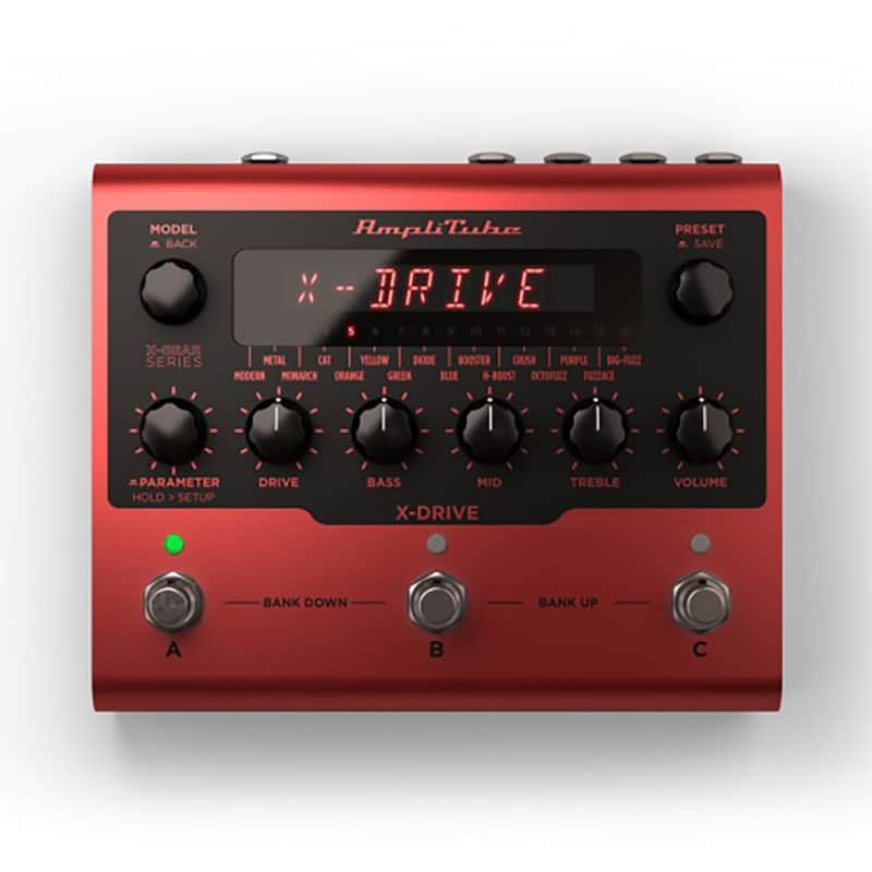 IK Multimedia AmpliTube X-DRIVE Distortion Guitar Effects Pedal image 1