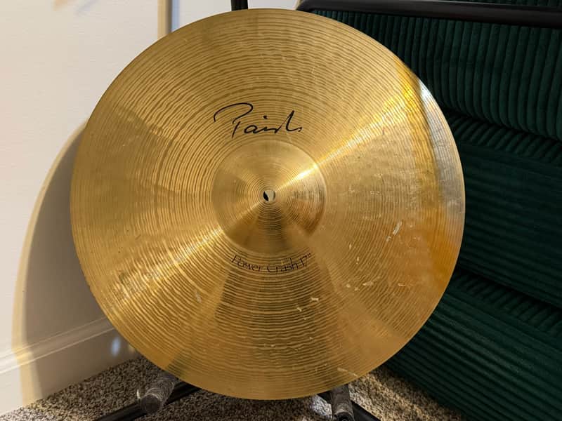 Paiste 17" Signature Power Crash Cymbal 1989 - Present - Traditional image 1