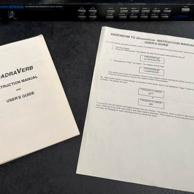 Alesis QuadraVerb PLUS Ver 2.03 Vintage Digital Effects Processor Shoegaze Reverb My Bloody Valentine image 8