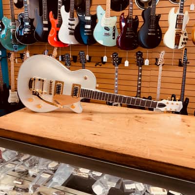 Gretsch G5237TG Electromatic Jet Bigsby -Champagne White- Electric Guitar image 1
