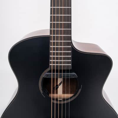 Ibanez JGM10-BSN Jon Gomm Signature Acoustic Guitar 6-String - Black Satin Top / Natural High Gloss Back and Sides + Cas image 24