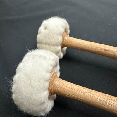 Vintage Ludwig 1960s No. 344 Double-Sided Marching Bass Drum Mallets-EXCELLENT image 5