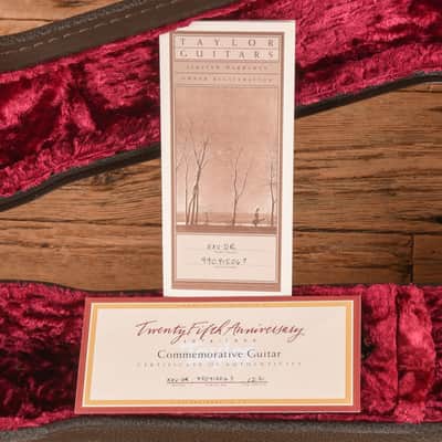 Taylor XXV-DR 25th Anniversary Dreadnaught Natural 1999 image 10