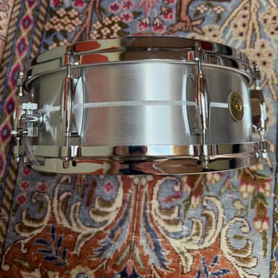 Gretsch G4160SA USA Custom Solid Aluminum 5x14" 8-Lug Snare Drum image 5