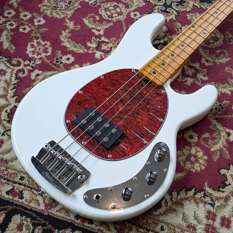 Sterling By Music Man StingRay Classic RAY24CA Bass Guitar Olympic White #SR75723 image 1