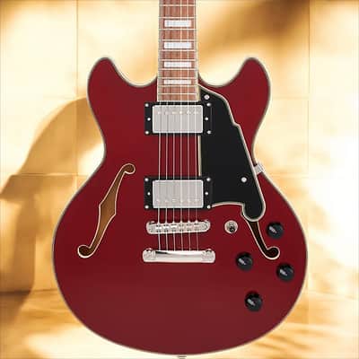 D'Angelico Premier Mini DC Mini Double Cutaway w/ stop-bar tailpiece, Burnt Red* w/ DAPMDCBRDNS image 2