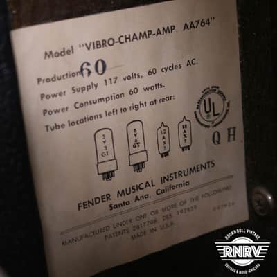 1967 Fender Vibro Champ 6-Watt 1x8" Guitar Combo - Black Panel image 9