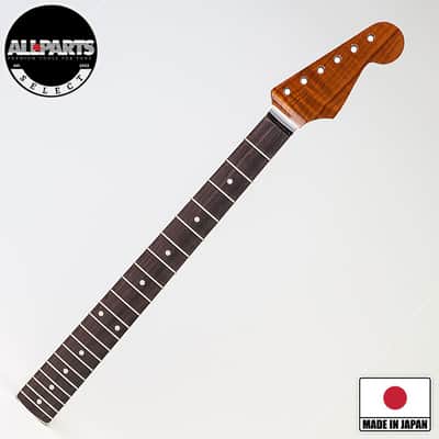 Allparts Select "Licensed by Fender®" AAA+ Roasted Flame Maple "VIN-MOD" Deluxe Replacement Neck for Stratocaster® - Nitro Finish - Bound Fretboard image 1
