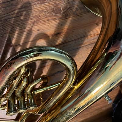 King 3/4 Tuba w/ Recording Bell - rare 1145W 1978 - Yellow Brass image 7