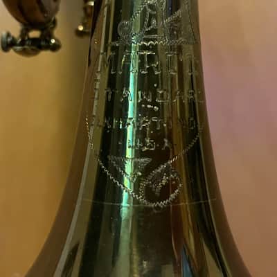 1942 Martin Handcraft Standard Trumpet w/ Original Case! image 5