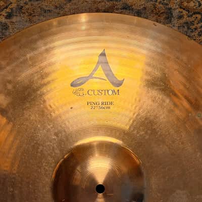 Zildjian A CUSTOM 22” PING RIDE Fantastic Shape! Brilliant Finish! 3564 g Don’t Pay $475! image 3