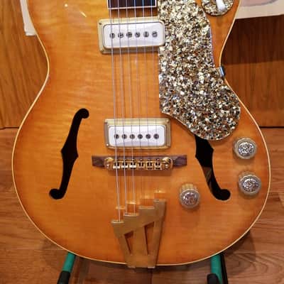 Premier Bantam Deluxe 1959 Honey Flame top image 2