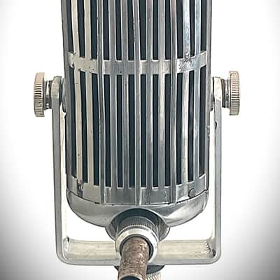 1940's era AMERICAN D9T Dynamic dual-element Microphone w/stand & cable image 7