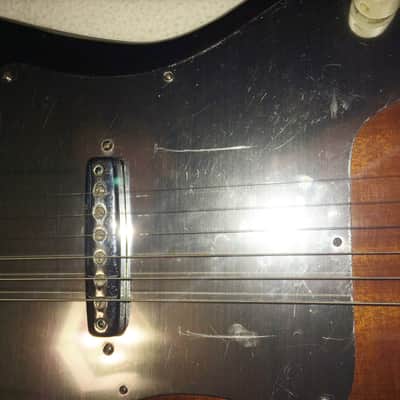 Vintage Made in Japan Palmer? Single Pick UP 60's Brown Burst image 10