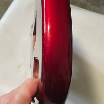 1980's Made in Japan Kramer F-1000 Candy Apple Red Single Pickup Guitar Body Floyd Ready image 13