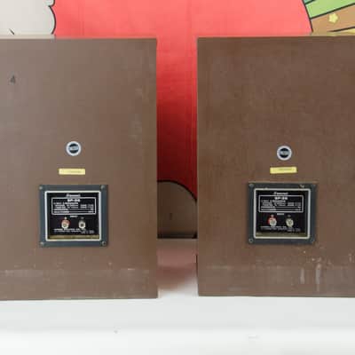 Vintage Sansui SP-35 2-way Bookshelf Audio Speaker Enclosures, Boxes, Pair image 5