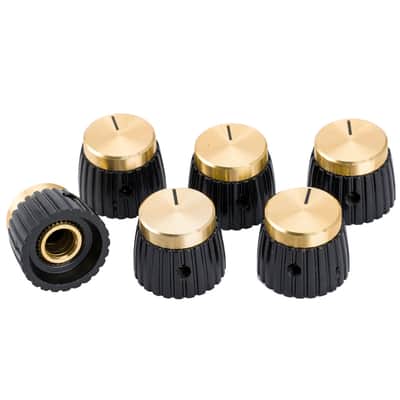 Set of 6 Amplifier Push On Knobs with Set Screw for Marshall Amplifier Potentiometers image 4