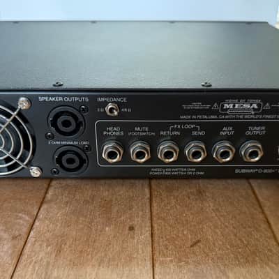 Mesa Boogie Subway D-800 Plus 800-Watt Bass Amp Head Bild 4