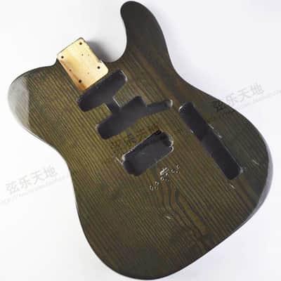 HSS Telecaster Tele Style Guitar Body in Dark Green image 2