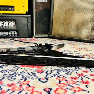 2015 Jackson Pro Series Phil Demmel Signature Demmelition King V - Made In Mexico - Black w/ Silver Bevels image 10