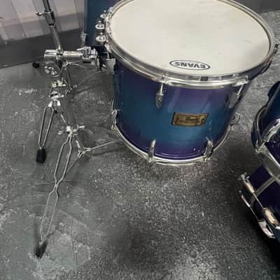 Pearl Masters Custom 5-Piece Drum Set w/ Hardware, Saphire Sunburst image 13