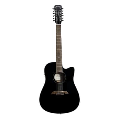 AD60ce 12-String Black Artist Dreadnought (NEW DEMO) image 1