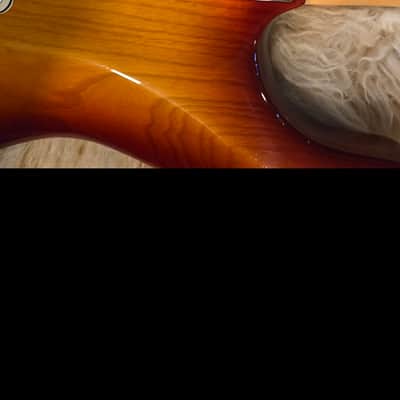 2012 Fender American Stratocaster in Ash with Rosewood Fretboard Sienna Sunburst image 6