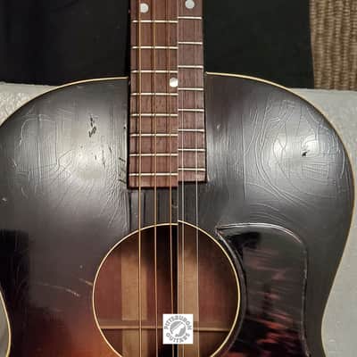 1943 Gibson L-00 Parlor Acoustic in Sunburst; Comes with After-Market Hard Case and Pro-Setup! image 18